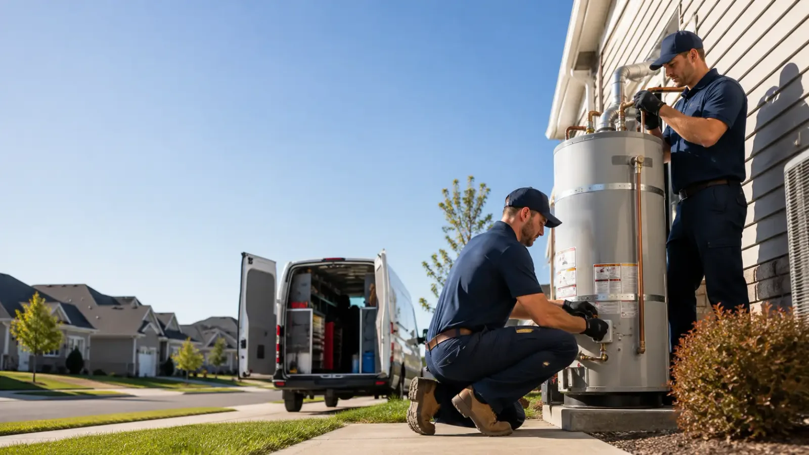 Water Heater Installation in Aurora, ME